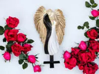 Angels in Love - pendant -  35 x 21 cm decorative figurine 